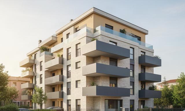 Edificio residenziale contemporaneo con appartamenti destinati alla locazione a Mantova