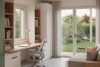 Quadrilocale con studio per smart working, doppi servizi e giardino privato in provincia di Mantova